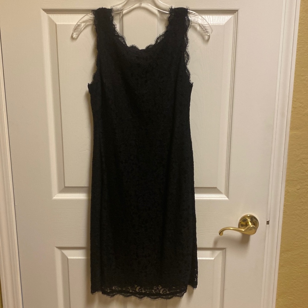 Black Zip up back Adrianna Papell